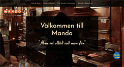 Desktop Screenshot of mandosteakhouse.com